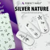 Körömmatrica - Silver Nature