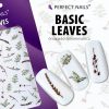 Körömmatrica - Basic Leaves