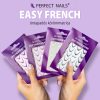 Körömmatrica - Easy French White Mini