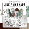 Körömnyomda Lemez - Line & Shape