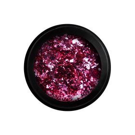   Metal Chrome Flakes - Körömdíszítő pehely - rózsaszín (Sugar Baby)