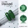 Nailstar strasszkő SS3 - Dark Green 100db