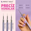 Műköröm Díszítő Ecset - Silver Liner M