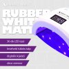 Műkörmös UV/LED Lámpa - Rubber White - Matte Effect