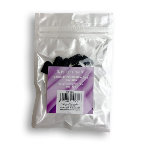 Pedikűrös csiszolósapka 7mm 10db - #180