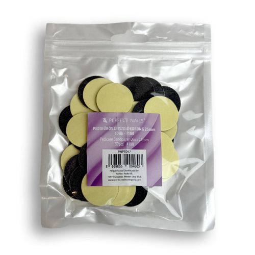 Pedikűrös Csiszolókorong 25mm 50db - #180