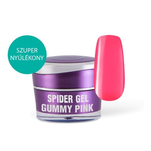 Spider Gel - Műköröm Díszítő Színes Zselé 5g - Gummy Pink