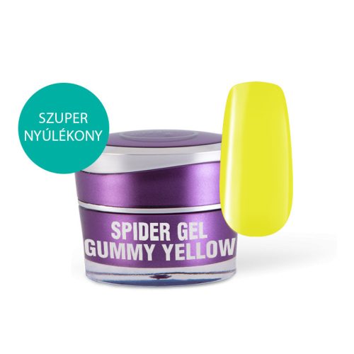 Spider Gel - Műköröm Díszítő Színes Zselé 5g - Gummy Yellow