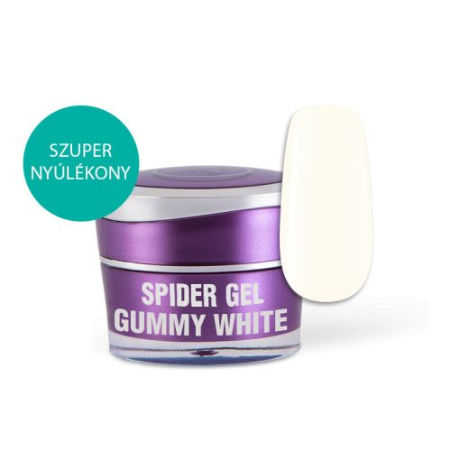 Spider Gel - Műköröm Díszítő Színes Zselé 5g - Gummy White