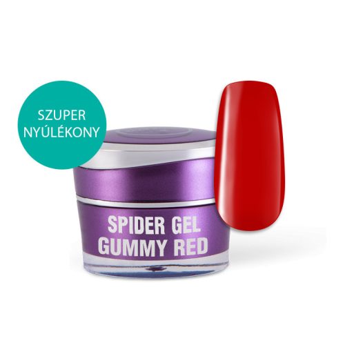 Spider Gel - Műköröm Díszítő Színes Zselé 5g - Gummy Red