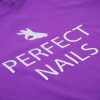 Perfect Nails - Metál Logós Lila Póló S