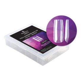   Full Coverage Gel Tip - Zselés Műköröm Tip Készlet - Square Medium