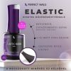 Elastic Hard - Rubber Base Gel - Ecsetes Műkörömépítő Zselé 15ml - Clear