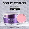 Cool Protein Cover Gel - Körömágyhosszabbító Műkörömépítő Zselé - Pinky Cover 15g