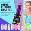 Color Rubber Base Gel - Színezett Alapzselé 8ml - Glitter Milky