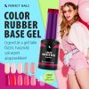 Color Rubber Base Gel - Színezett Alapzselé 4ml - Vivid Pink