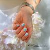 Color Rubber Base Gel - Színezett Alapzselé 4ml - Turquoise
