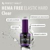 Elastic Hard Base Gel - Hema Free Erősített Gél Lakk Alap - Clear - 4ml