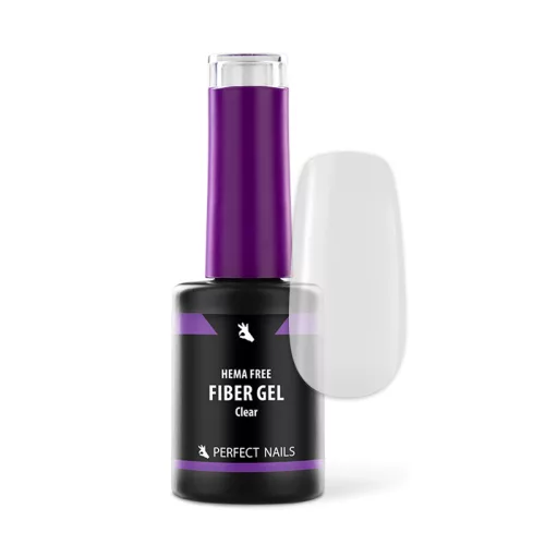 Fiber Vitamin Base Gel - Hema Free Erősített Gél Lakk Alap - Clear - 8ml