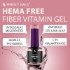 Fiber Vitamin Base Gel - Hema Free Erősített Gél Lakk Alap - Clear - 8ml