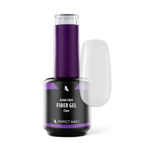 Fiber Vitamin Base Gel - Hema Free Erősített Gél Lakk Alap - Clear - 15ml