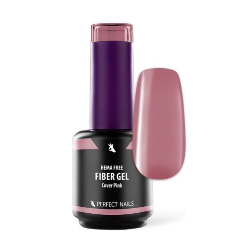 Fiber Vitamin Base Gel - Hema Free Erősített Gél Lakk Alap - Cover Pink - 15ml