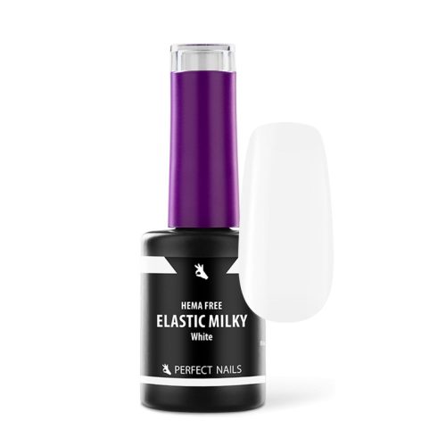 Elastic Milky Base Gel - Hema Free Erősített Gél Lakk Alap - Milky White - 8ml
