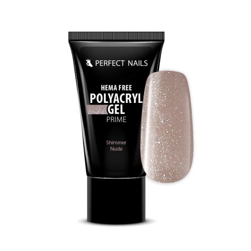 PolyAcryl Gel Prime - Hema Free Tubusos Polygel - Shimmer Nude 30g