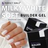 Milky White Soft Builder Gel - Hema Free Építőzselé 15g