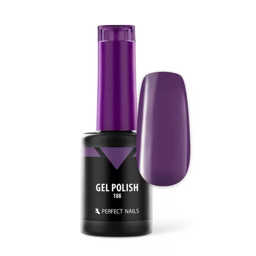 Gél Lakk - 188 Dark Purple - 8ml