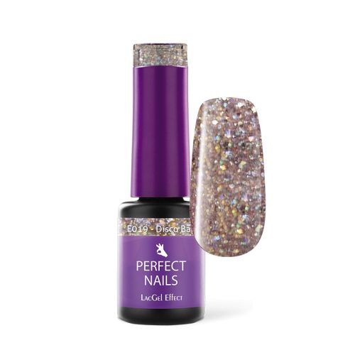 LacGel Effect E019 Gél Lakk 4ml - Disco Ball - Disco