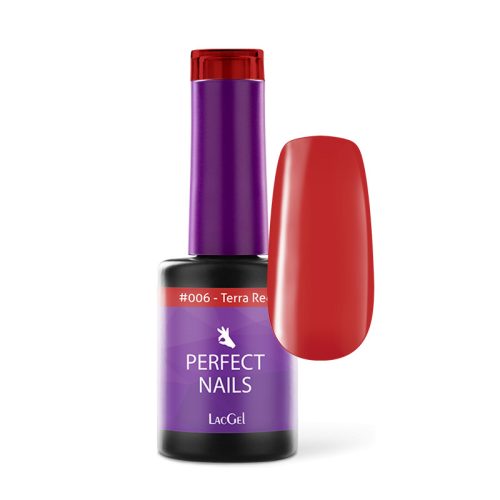 LacGel #006 Gél Lakk 8ml - Terra Red