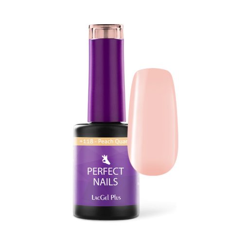LacGel Plus +118 Gél Lakk 8ml - Peach Quartz - Cupcake