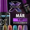 LaQ X Gél Lakk 4ml - Mauve Star X094 - Galaxy