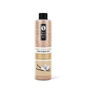   Relaxáló Fürdősó és Lábáztató Só - Vanília és Jázmin - 330g