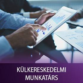 Külkereskedelmi Munkatárs - Export Sales Manager