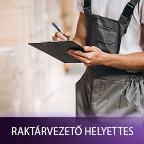 Raktárvezető helyettes