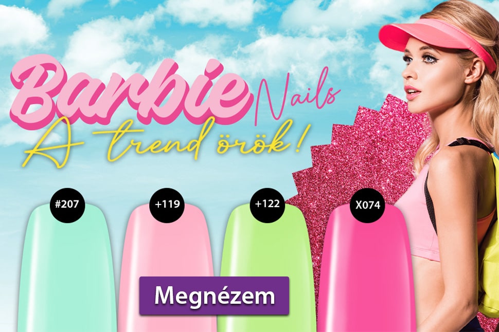 Barbie Nails Gél Lakk Szett Válogatás