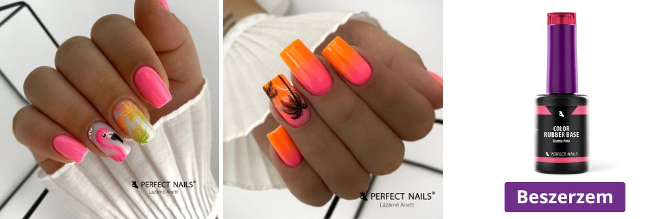 Color Rubber Base Gel - Színezett Alapzselé 8ml - Barbie Pink