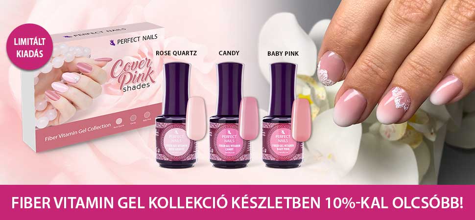 Cover Pink Shades - Fiber Base Gel Vitamin Pink Kollekció/Szett