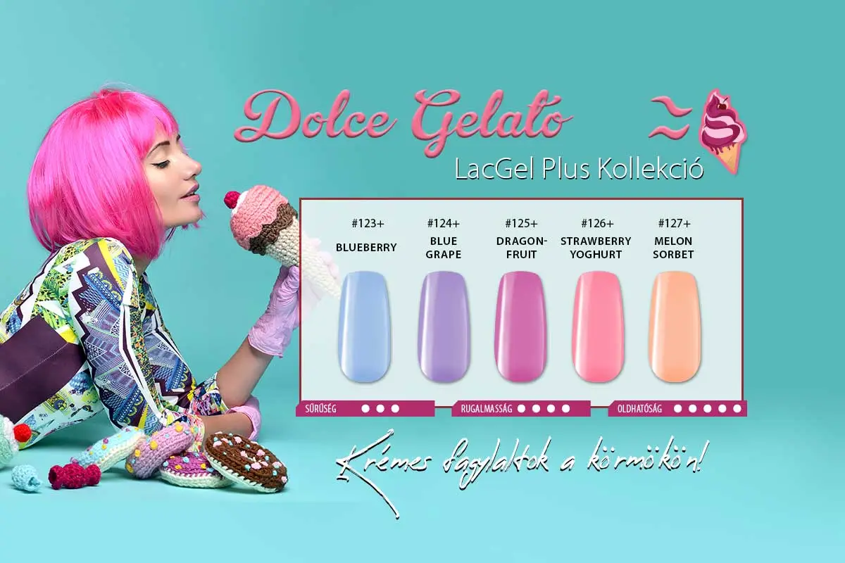 Krémes fagylaltok a körmökön! - Dolce Gelato Gél lakk szett