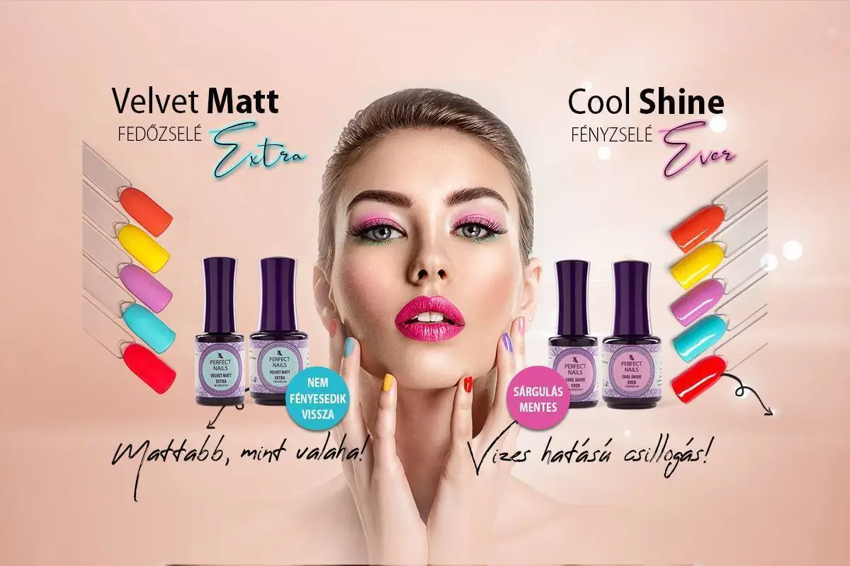 Megérkeztek az új fedőzselék a matt és vizesen fényes hatásért!