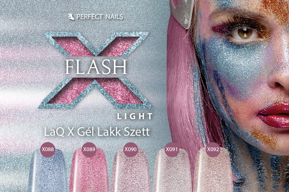 Lacgel LAQ X Flash Light Gél Lakk Szett