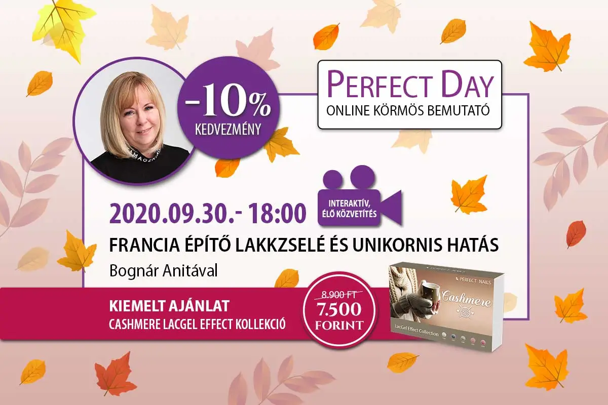 Francia építő lakkzselé és unikornis hatás - Bognár Anita - Perfect Day Online