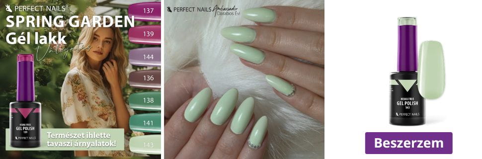 HEMA FREE Gél Lakk - 143 Pistachio Cream - 8ml