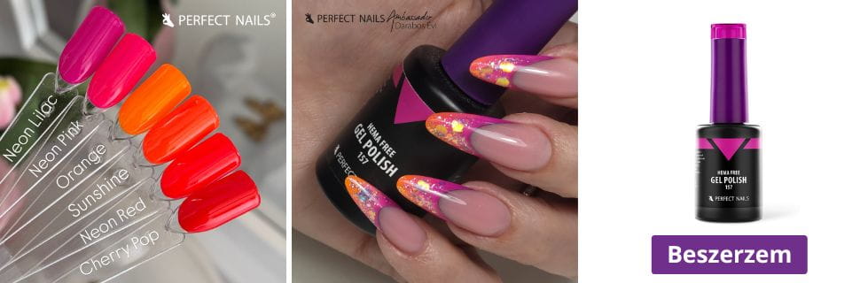 HEMA FREE Gél Lakk - 157 Neon Lilac - 8ml