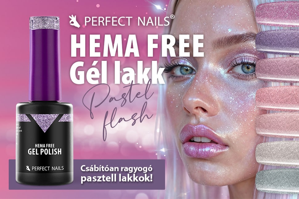 HEMA FREE Gél Lakk - Flash Silver - 8ml