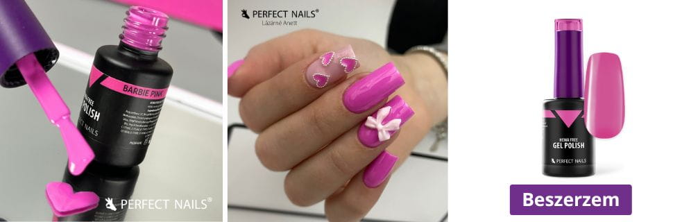 HEMA FREE Gél Lakk HF040 8ml - Barbie Pink