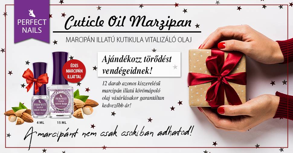 Körömápoló olaj - Cuticle Oil Marzipan 15ml