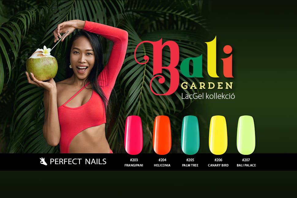 LacGel Bali Garden Gél Lakk Szett